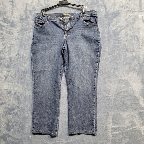 Lee Relaxed Fit Straight Leg Mid Rise Denim‎ Jeans Size 16 Short - Picture 1 of 7